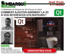 L'Embarqué Webinaire The Qt images 3D