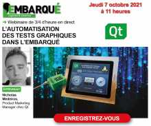 L'Embarqué Webinaire Qt Automatisation des tests d'IHM