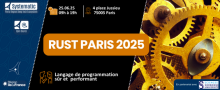 Conférence Rust PAris 2025 le 6 juin à Paris