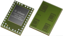 Infineon capteur radar CMOS 60 GHz  XENSIV BGT60CUTR13AIP