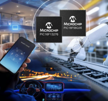 Microchip  microcontrôleurs 8 bits PIC16F132 et PIC18-Q35