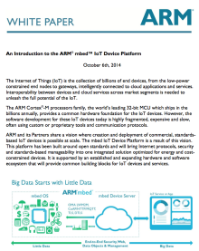 ARM White Paper L'Embarqué 