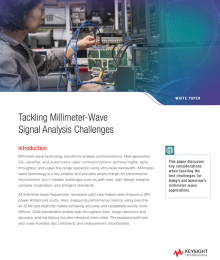 white paper Keysight ondes millimétriques 