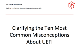 UEFI White Paper L'Embarqué 